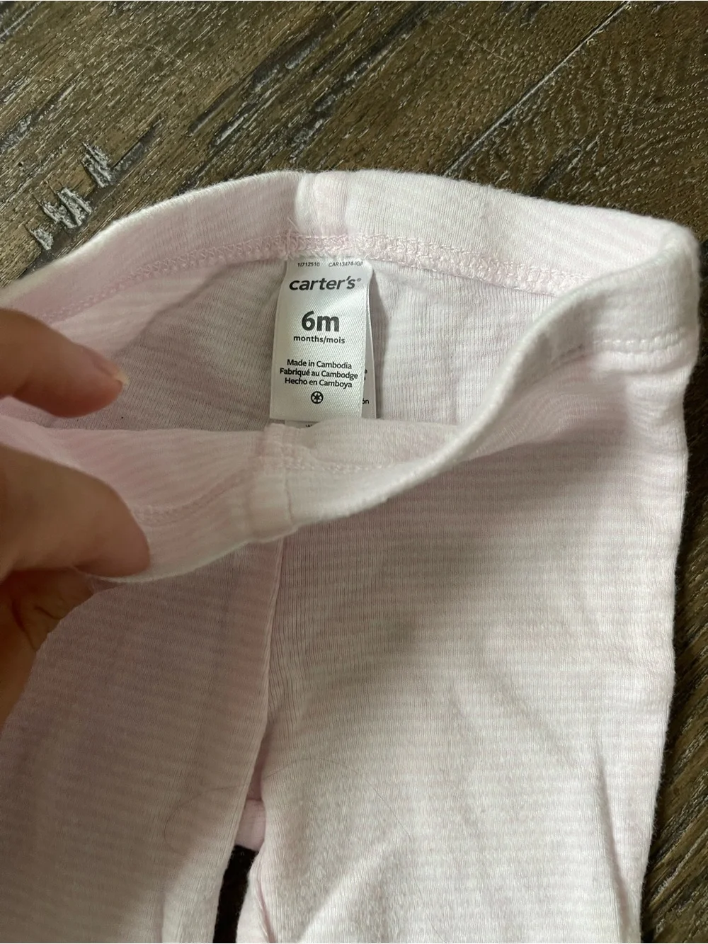 Carter's Light Pink Baby/Toddler Leggings